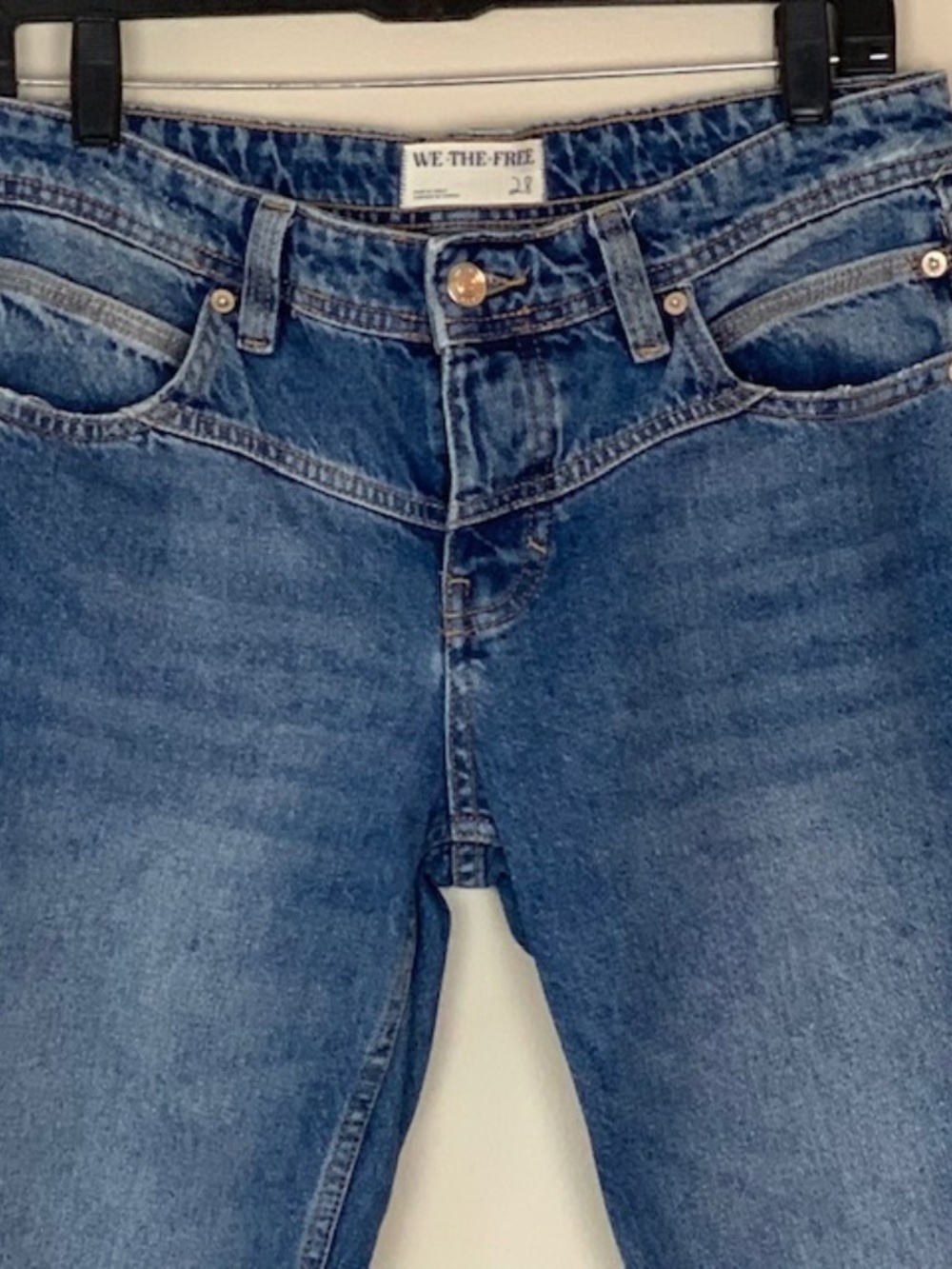 We The Free Light Blue Boyfriend Jeans - Picture 5 of 15